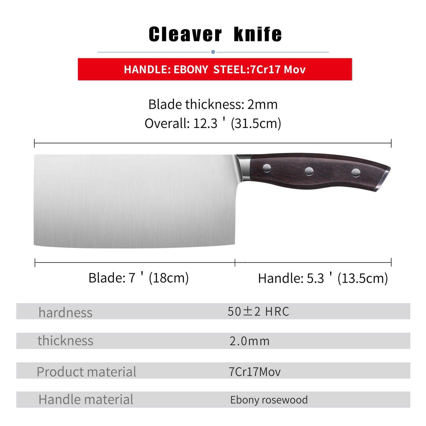 🛍️1 PC Stainless Steel Chef Knife