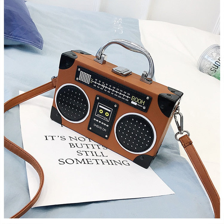 🛍️Retro Radio Shaped Purse