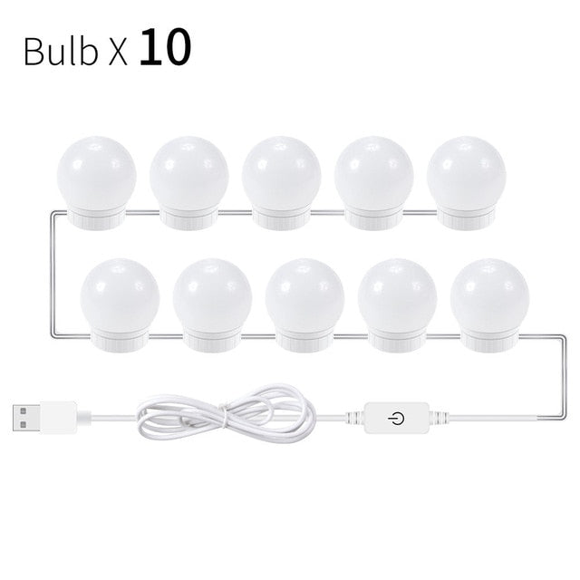 🛍️LED 12V Vanity Mirror Lamp Bulb Kit