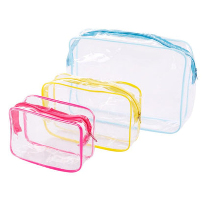 🛍️ 1 PCS Transparent Zipper Tote Bags