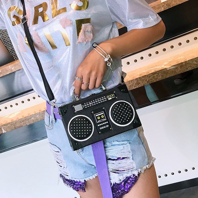 🛍️Retro Radio Shaped Purse