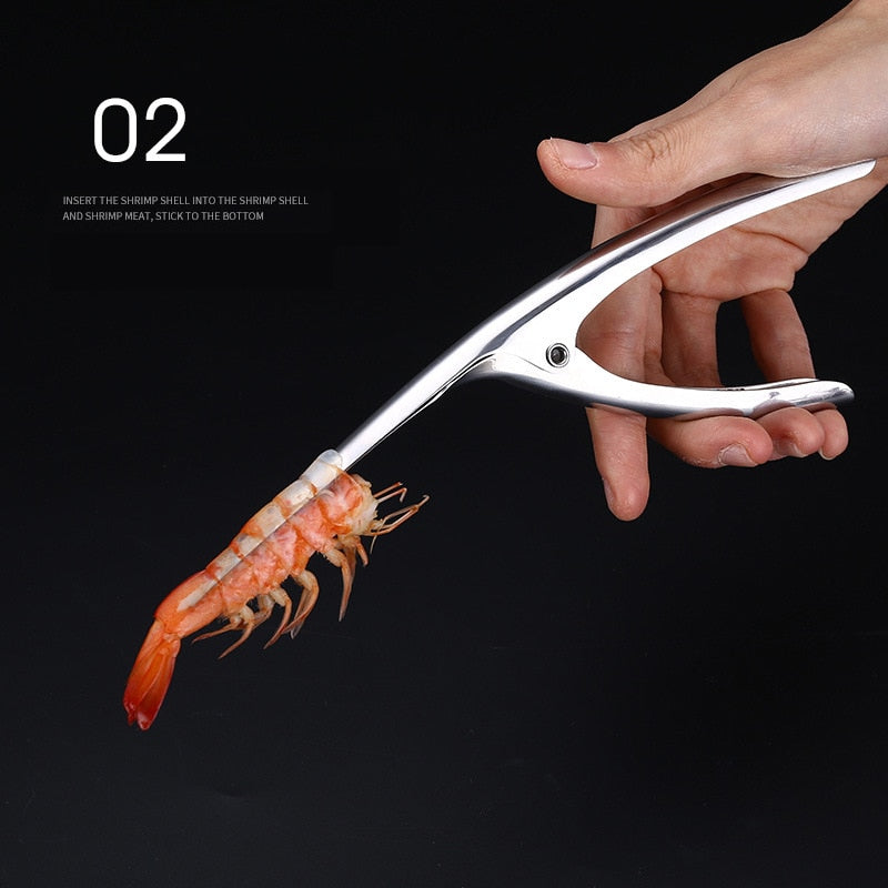 🛍️Portable Stainless Steel Shrimp Peeler