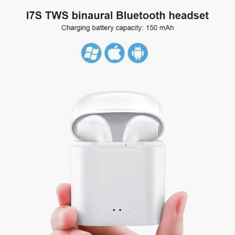 🛍️Mini Wireless Bluetooth Earbud Headset With Charging Box