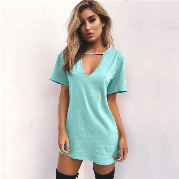 Women’s Loose V-Neck T-Shirt