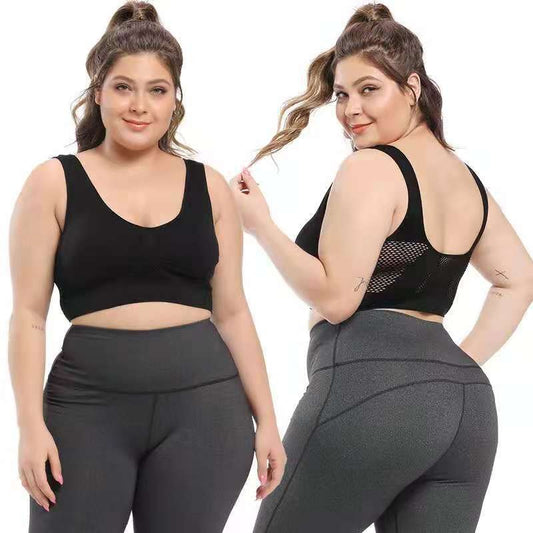 Plus Size Yoga Sports Bra