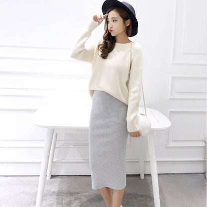 Women’s Mid Calf Slim Pencil Skirt