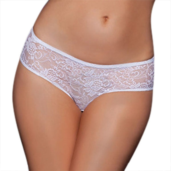 🛍️Women’s Transparent Lace Crotchless Brief Panties