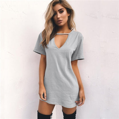 Women’s Loose V-Neck T-Shirt