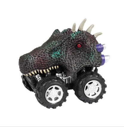 Pull Back Dinosaur Car