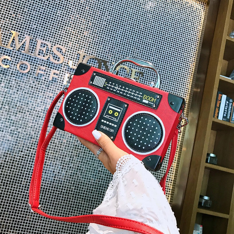 🛍️Retro Radio Shaped Purse