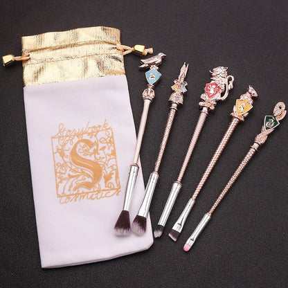 🧸5PC Harry Potter Magic Wand Makeup Brushes