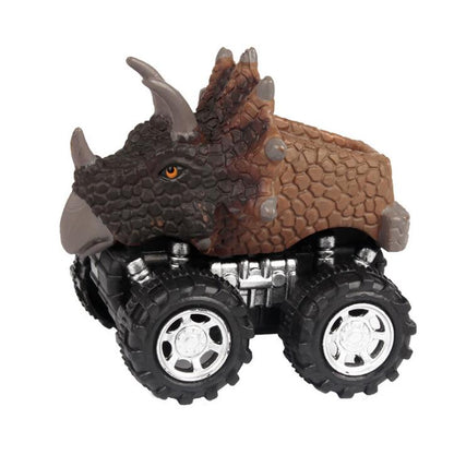 Pull Back Dinosaur Car