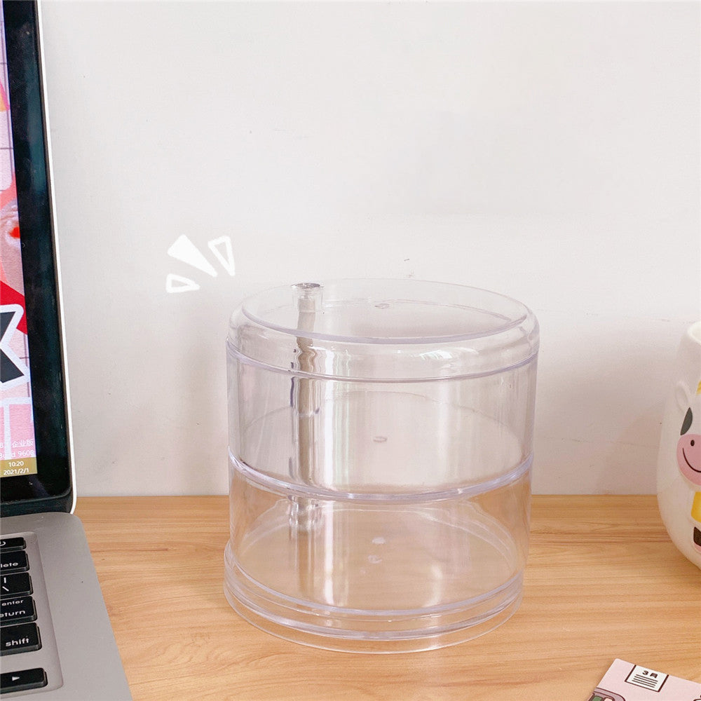 🛍️Transparent Multi-Layer Rotating Storage Box