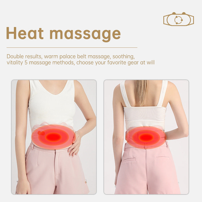 🛍️Heated Waist Massage Belt (Bluetooth, 3 Speed) #instantpainrelief