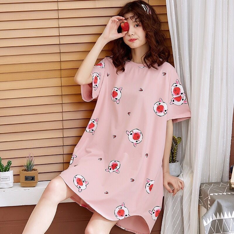 🛍️Women's Short-Sleeved Nightdress