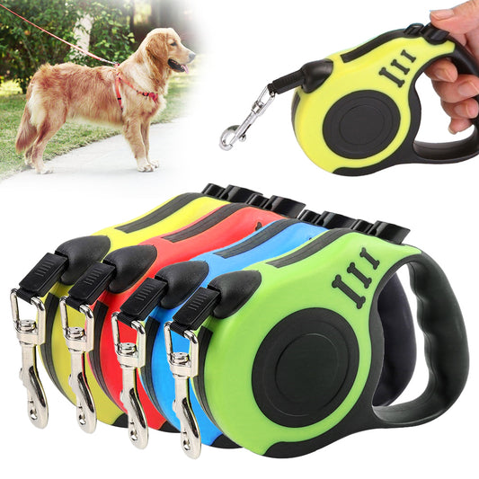 🛍️Durable Nylon Automatic Retractable Dog Leash