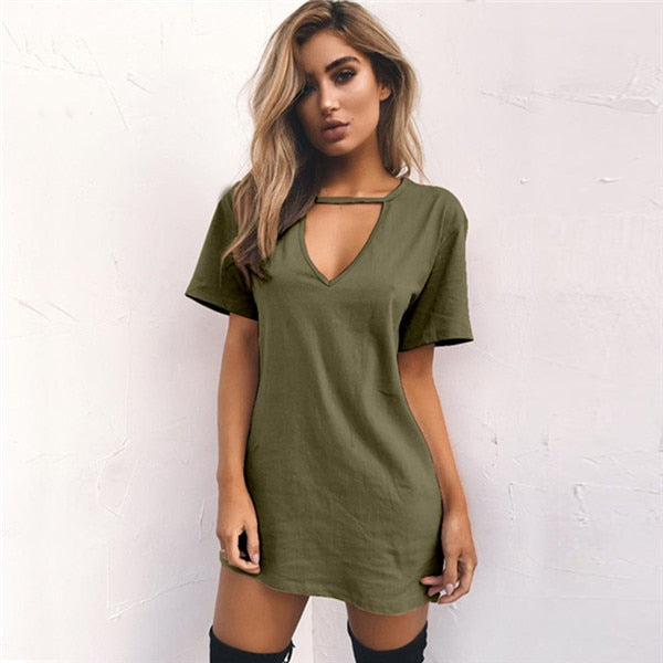 Women’s Loose V-Neck T-Shirt