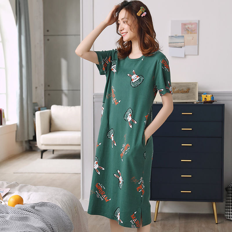 🛍️Women's Short-Sleeved Nightdress