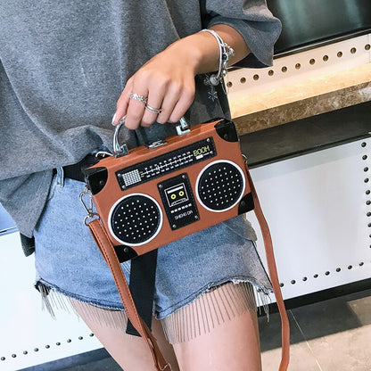 🛍️Retro Radio Shaped Purse