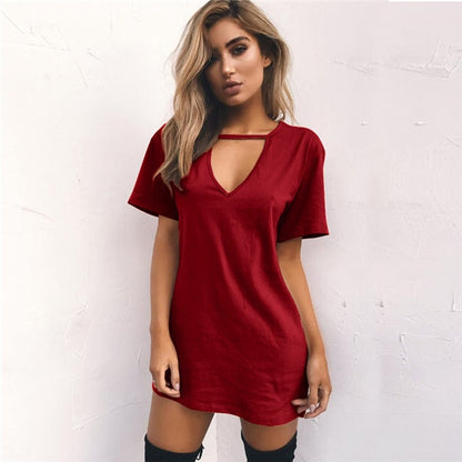 Women’s Loose V-Neck T-Shirt