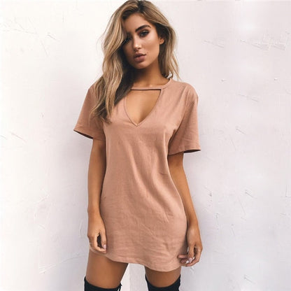 Women’s Loose V-Neck T-Shirt