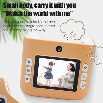 🧸 Digital Instant Camera With Instant Print Photos 1080P