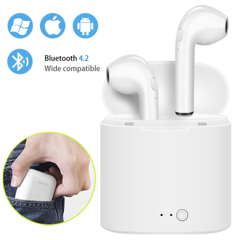 🛍️Mini Wireless Bluetooth Earbud Headset With Charging Box