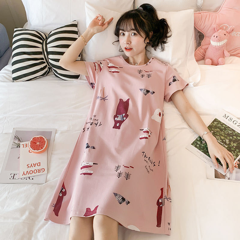 🛍️Women's Short-Sleeved Nightdress