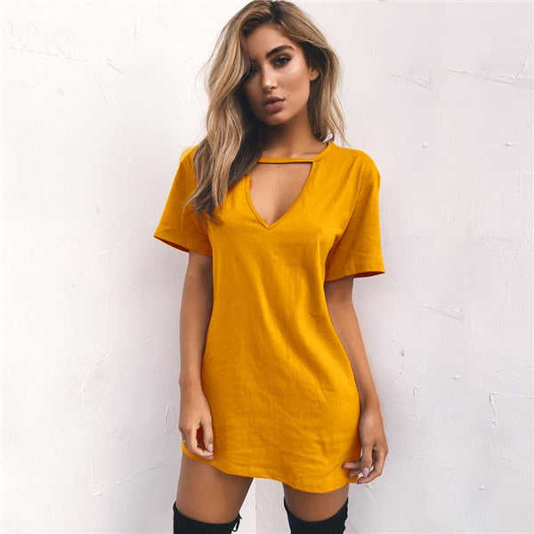 Women’s Loose V-Neck T-Shirt