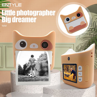 🧸 Digital Instant Camera With Instant Print Photos 1080P