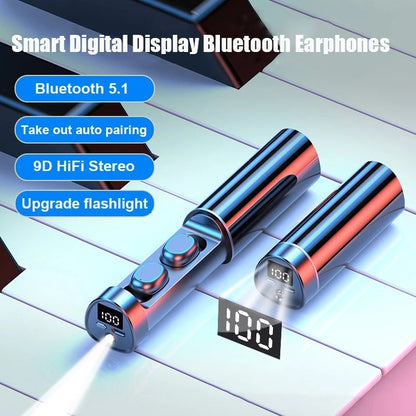 🛍️ LED Display Wireless Bluetooth Headset