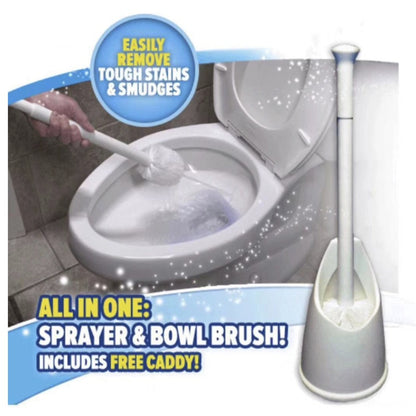 🛍️All In One Toilet Brush Spray Away Cleaning Brush