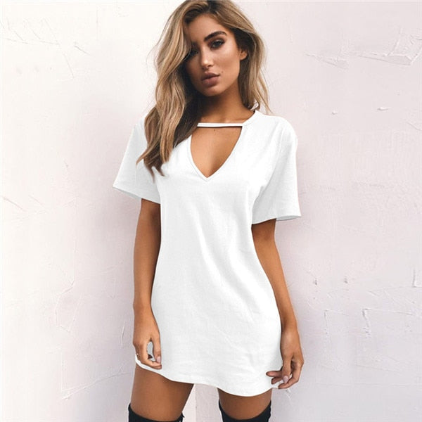 Women’s Loose V-Neck T-Shirt