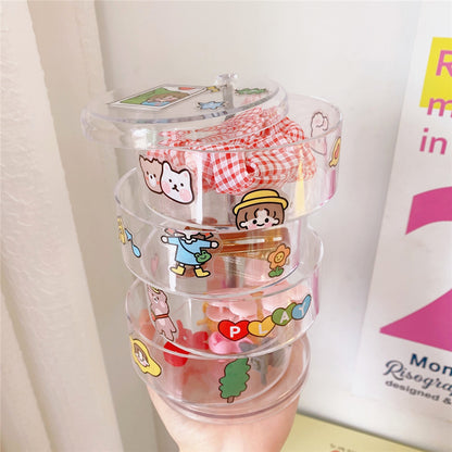 🛍️Transparent Multi-Layer Rotating Storage Box