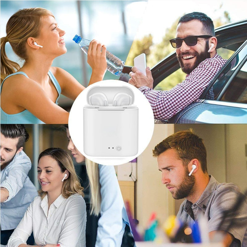 🛍️Mini Wireless Bluetooth Earbud Headset With Charging Box