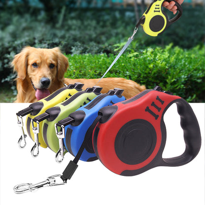 🛍️Durable Nylon Automatic Retractable Dog Leash