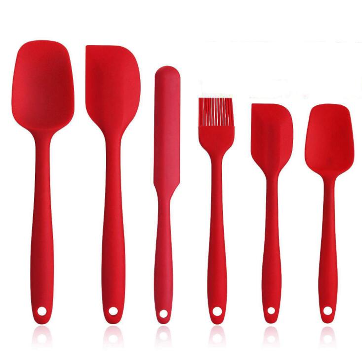 🛍️6 Pcs Silicone Heat Resistant Spatula Sets