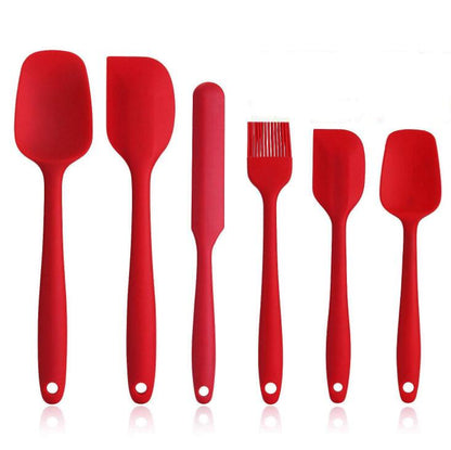 🛍️6 Pcs Silicone Heat Resistant Spatula Sets