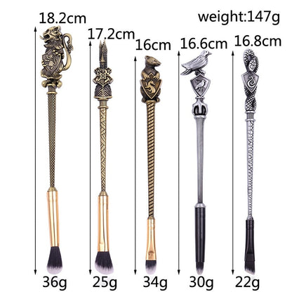 🧸5PC Harry Potter Magic Wand Makeup Brushes