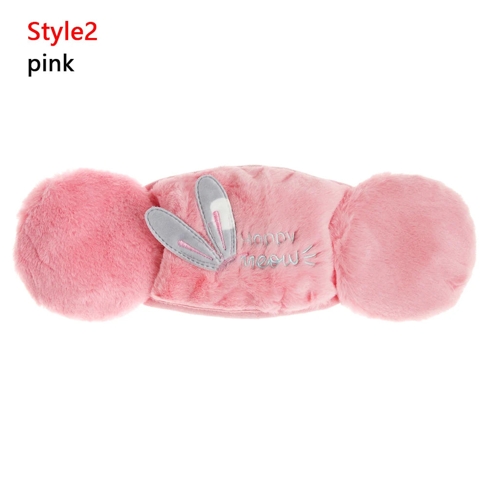 🛍️Cute Cartoon 2 in 1 Warm Earmuffs and Masks