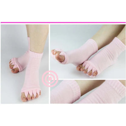 🛍️Open Five Toe Separator Socks #PainRelief Hot Socks