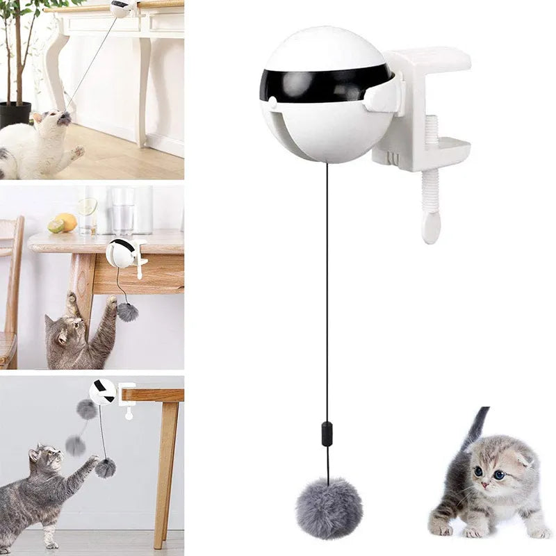 Electric Automatic Lifting Cat Ball Toy Interactive Puzzle Smart Pet Cat Ball Teaser Toys Pet Supply Lifting Balls Electric