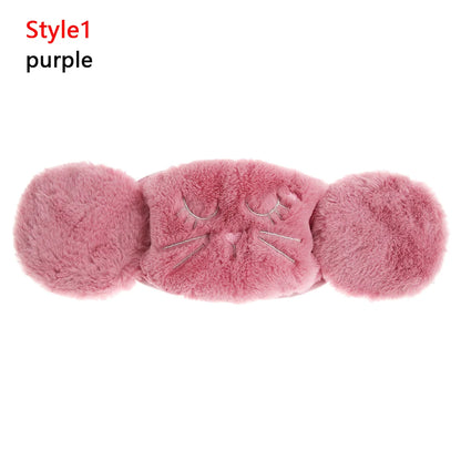 🛍️Cute Cartoon 2 in 1 Warm Earmuffs and Masks