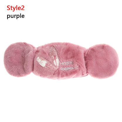 🛍️Cute Cartoon 2 in 1 Warm Earmuffs and Masks