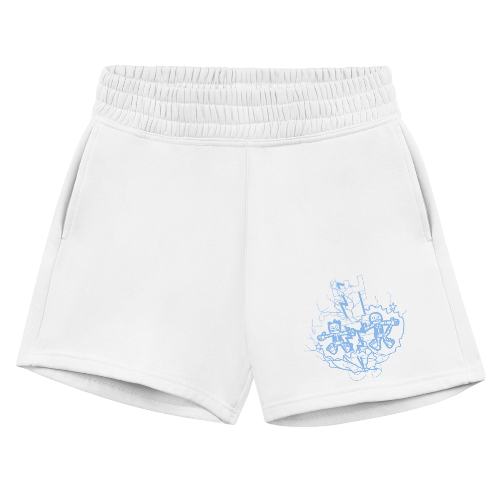 White/University Blue Jogger Shorts #WMNS - white