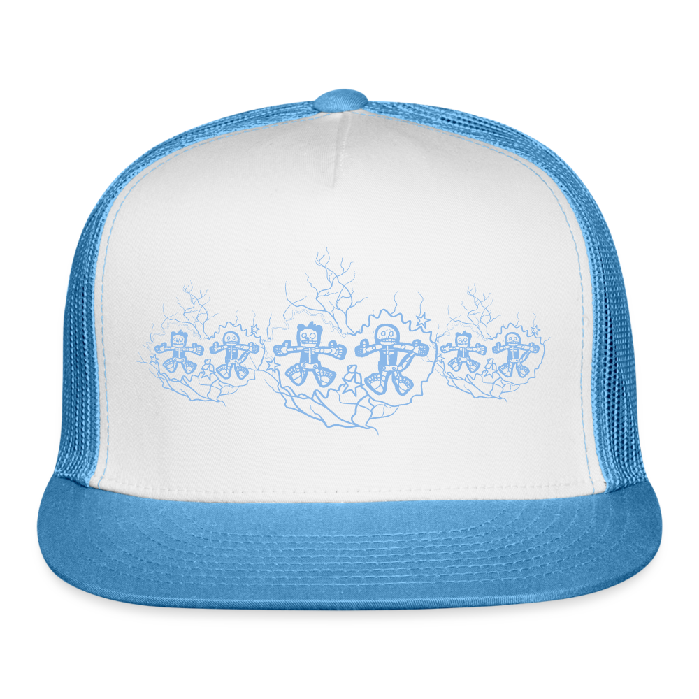 Trucker Cap - white/blue