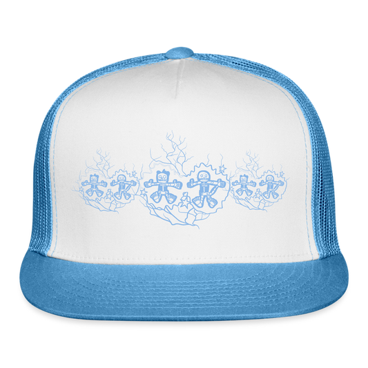 Trucker Cap - white/blue