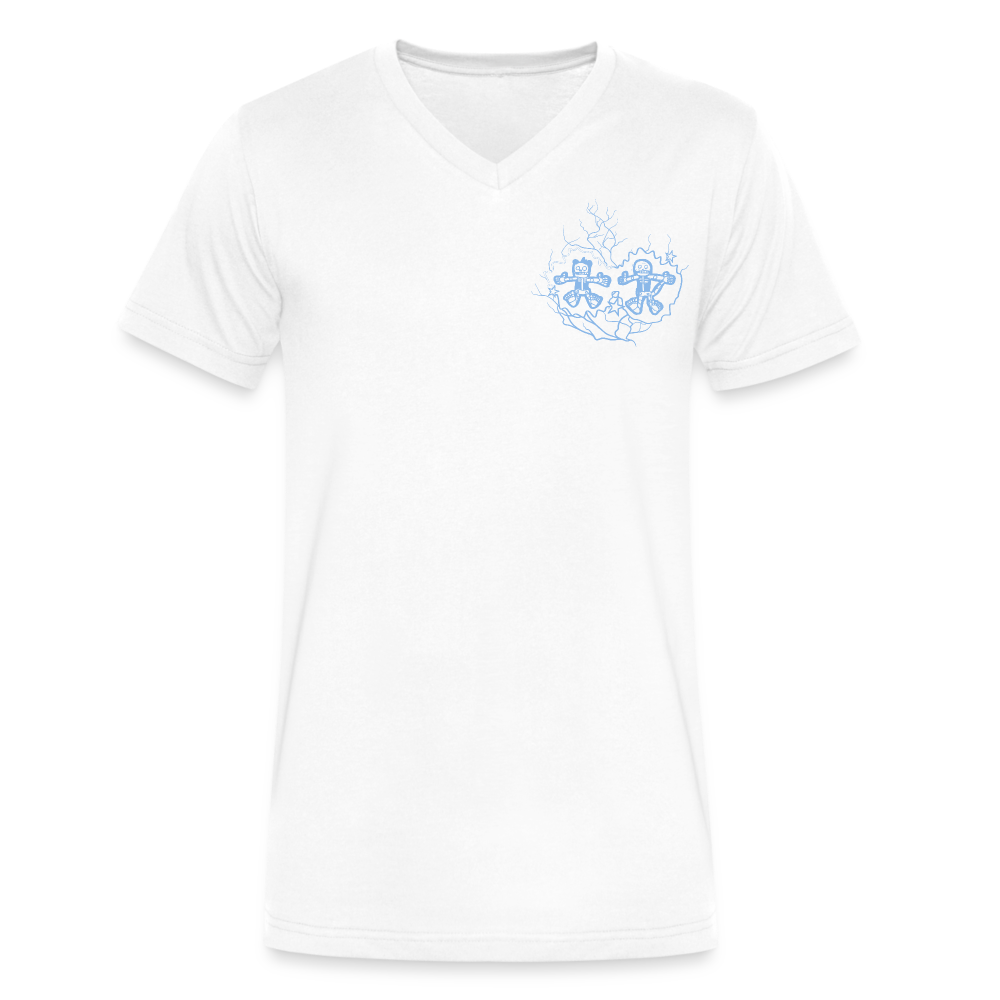 Men's V-Neck T-Shirt - white