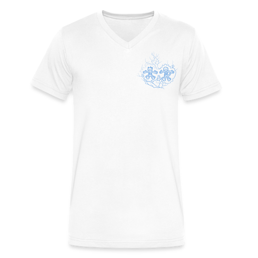 Men's V-Neck T-Shirt - white